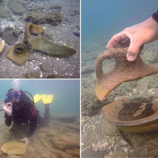 У греческого островка Левита найдены останки древних кораблей