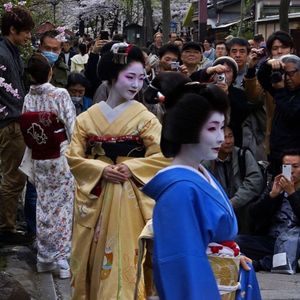 В Японии запретили фотографировать гейш